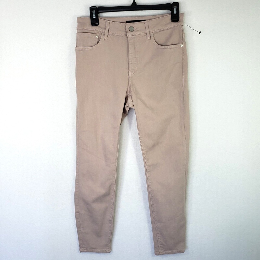 Mavi Denim Womens Size 27 Tess High Waisted Skinny Jeans Beige‎ Tencel Blend